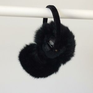 Saks fifth avenue rabbit fur ear muffs